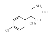 1-amino-2-(4-chlorophenyl)propan-2-ol,hydrochloride Structure