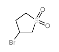 3-溴四氢噻吩-1,1-二氧化物结构式