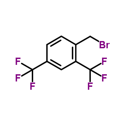2,4-Bis(trifluoromethyl)benzyl bromide structure