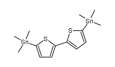 5,5'-双(三甲基锡烷基)-2,2'-联噻吩结构式
