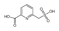 6-(sulfomethyl)pyridine-2-carboxylic acid Structure