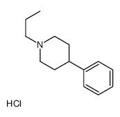 4-phenyl-1-propylpiperidine,hydrochloride结构式