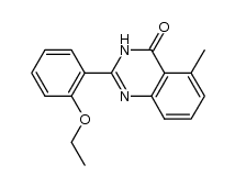 2-(2-ethoxyphenyl)-5-methylquinazolin-4(3H)-one结构式