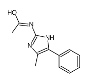 N-(4-METHYL-5-PHENYL-1H-IMIDAZOL-2-YL)ACETAMIDE结构式
