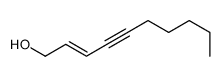 (E)-2-decen-4-yn-1-ol Structure