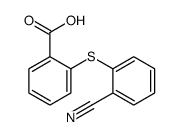 2-(2-氰基苯硫)苯甲酸结构式