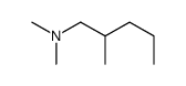 N,N,2-trimethylpentan-1-amine结构式