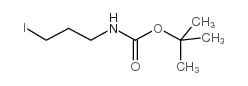 (3-碘丙基)氨基甲酸叔丁酯结构式