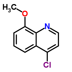 4-氯-8-甲氧基喹啉结构式