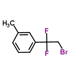 1-(2-Bromo-1,1-difluoroethyl)-3-methylbenzene Structure