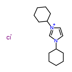 1,3-Dicyclohexyl-1H-imidazol-3-ium chloride structure