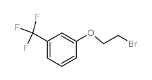 1-(2-溴乙氧基)-3-(三氟甲基)苯结构式