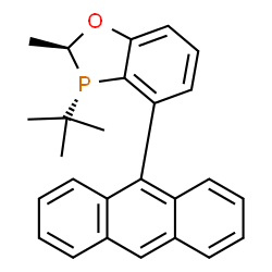 (2S,3S)-4-(蒽-9-基)-3-(叔丁基)-2-甲基-2,3-二氢苯并[d][1,3]氧磷杂环戊二烯结构式