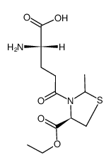 (2S)-2-amino-5-((4R)-4-(ethoxycarbonyl)-2-methylthiazolidin-3-yl)-5-oxopentanoic acid结构式