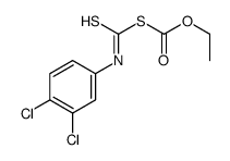 ethyl (3,4-dichlorophenyl)carbamothioylsulfanylformate Structure