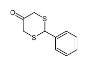 2-phenyl-1,3-dithian-5-one Structure