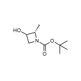 (2S)-3-羟基-2-甲基氮杂环丁烷-1-羧酸叔丁酯结构式