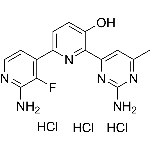 Tanuxiciclib trihydrochloride Structure