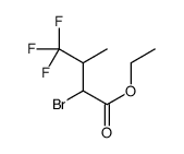 Ethyl 2-bromo-4,4,4-trifluoro-3-methylbutanoate Structure