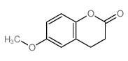 6-甲氧基苯并二氢吡喃-2-酮结构式