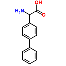 Amino(4-biphenylyl)acetic acid Structure