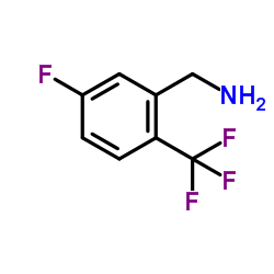 5-氟-2-三氟甲基苄胺结构式
