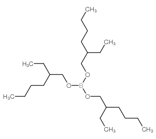 Boric acid,tris(2-ethylhexyl) ester结构式