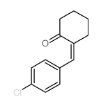 2-[(4-chlorophenyl)methylidene]cyclohexan-1-one Structure