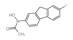 Acetamide,N-(7-fluoro-9H-fluoren-2-yl)-N-hydroxy-结构式
