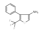 3-氨基-4-苯基-5-(三氟甲基)噻吩结构式