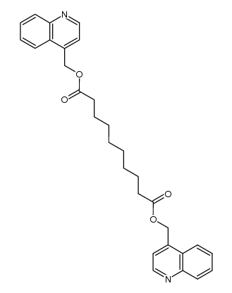 di(4-quinolylmethyl) decanedioate结构式