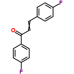 1,3-Bis(4-fluorophenyl)-2-propen-1-one Structure