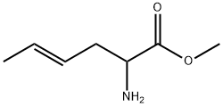 (E)-2-氨基己-4-烯酸甲酯结构式