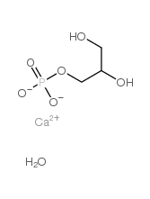 Glycerophosphoric acid calcium salt structure