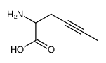 2-aminohex-4-ynoic acid结构式