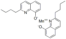 Manganese(II)bis(2-butylquinoline-8-olate)结构式