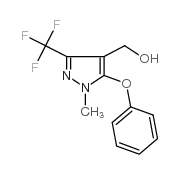 (1-甲基-5-苯氧基-3-(三氟甲基)-1H-吡唑-4-基)甲醇结构式