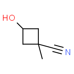 3-羟基-1-甲基环丁烷-1-甲腈结构式