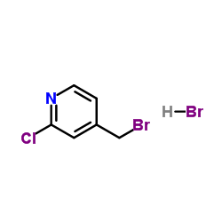 4-(溴甲基)-2-氯吡啶氢溴酸盐结构式