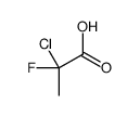 2-chloro-2-fluoropropanoic acid Structure
