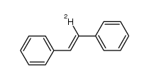 (E)-1-deuterio-1,2-diphenylethene结构式