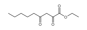 Ethyl 2,4-dioxononanoate结构式