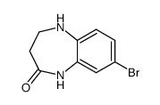 8-BROMO-1,3,4,5-TETRAHYDRO-2H-1,5-BENZODIAZEPIN-2-ONE结构式