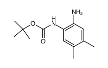 N-Boc-(4,5-dimethyl)-1,2-phenylenediamine Structure