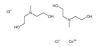 cobalt(2+),2-[2-hydroxyethyl(methyl)amino]ethanol,dichloride Structure