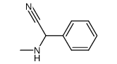 α-(Methylamino)-phenylacetonitril结构式