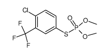Monothiophosphorsaeure-O,O-dimethylester-S-(4-chlor-3-trifluormethyl-phenylester) Structure