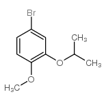 4-溴-2-异丙氧基-1-甲氧基苯结构式
