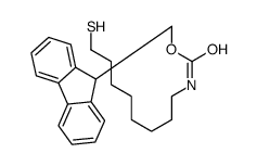 9H-fluoren-9-ylmethyl N-(8-sulfanyloctyl)carbamate Structure