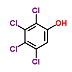 2,3,4,5-四氯苯酚结构式